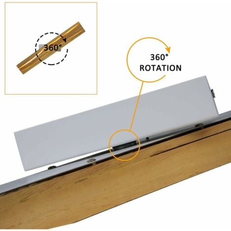 LED-Wandleuchte, Innenwandleuchte, Schlafzimmer-Wandleuchte aus Holz – 3000 K warmweiße LED, 7 W, drehbare Korridor-Nachtlampe mit Schalter, Innenbeleuchtung
