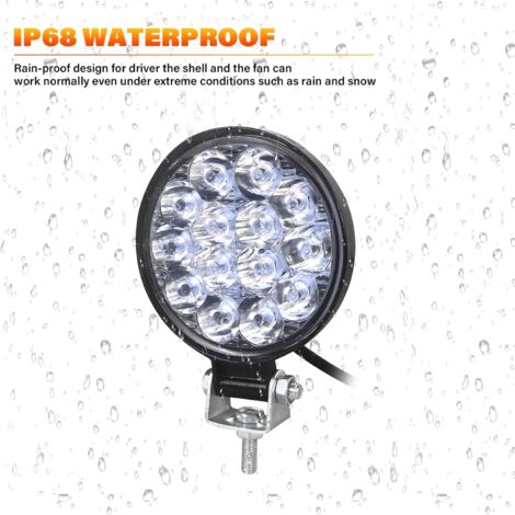 YOJZMA LED Nebelscheinwerfer 2er Pack - 42W 4 Zoll Offroad Beleuchtung Für LKW SUV