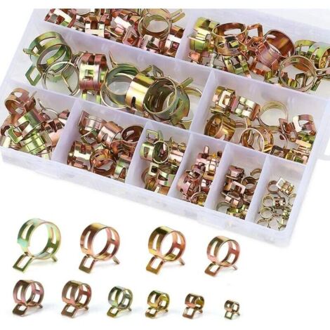 160 Edelstahl Schlauchklemmen Set - Rostfrei Für Kraftstoff & Luftschläuche