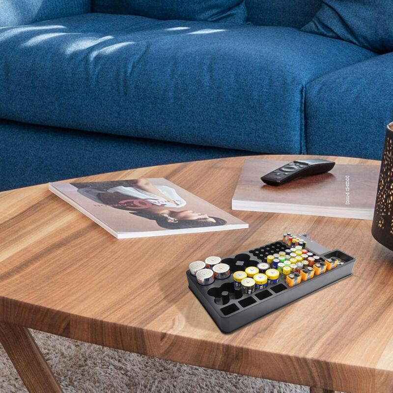 YAOGUI Boîte De Rangement Pour Piles LR20 D Très Résistante Avec Systèmes De Câblage Sécurisés Et Compatibilité Universelle Pour Divers Appareils électroniques Support De Batterie ABS Haute Durabilité