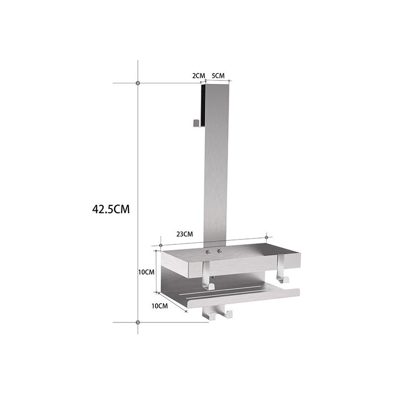 2 Pièces, Argent  Porte-savon à Ventouse En Acier Inoxydable 304, Plateau De Rangement Pour Salle De Bain Et Cuisine Aucun Percage Requis 99084877