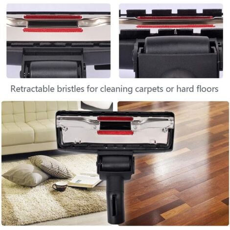 Brosse Aspirateur Universel pour Miele Tubes de 35 mm, S1 S2 S4 S5 S6 S8, Compact C1 C2 C3 Complete C1 C2 C3 Classic C1 Series