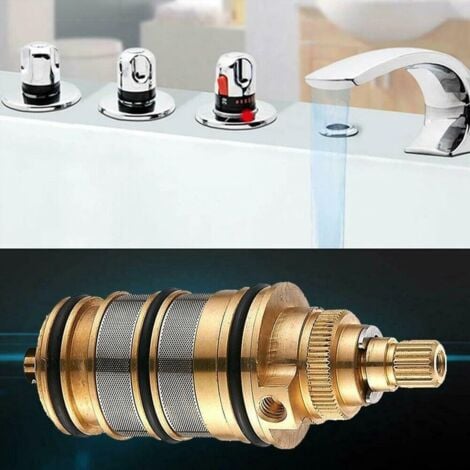 Kit de réparation en laiton avec cartouche thermostatique pour mitigeur de douche