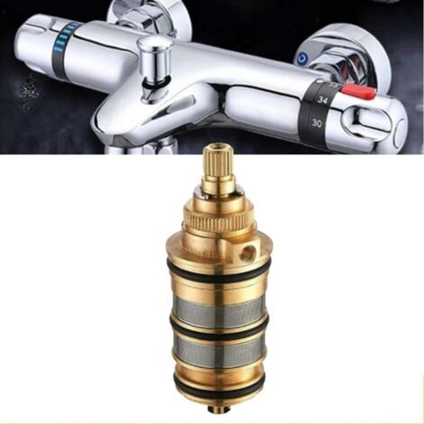 Kit de réparation en laiton avec cartouche thermostatique pour mitigeur de douche