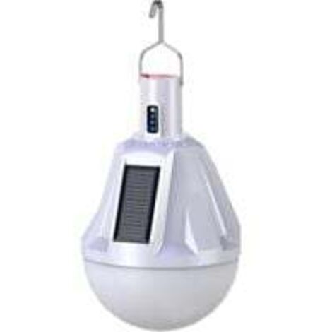 Ampoule Solaire sans Fil à Charge Rapide USB Rechargeable Extérieure Ampoule LED pour Camping Extérieur Ampoule Solaire Lumière Solaire Ampoule de Camping