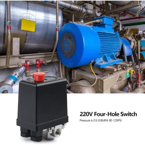 EJ.life Interrupteur De Pression Compresseur D'Air 0 à 180PSI Contrôle