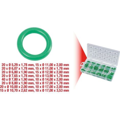 Kit Joints Climatisation Voiture 225PCS - 14 Tailles Joints Toriques + Rondelles