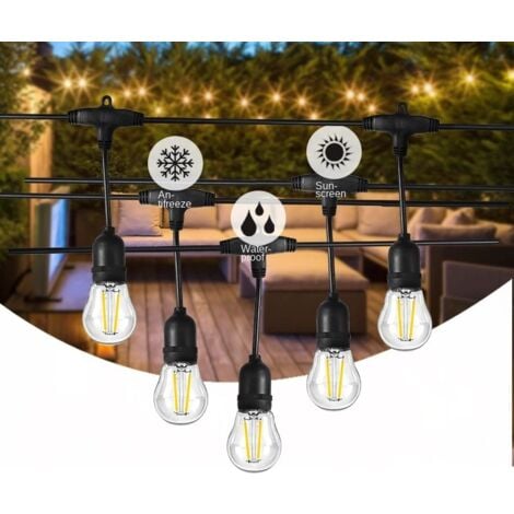 Clignoteur pour Guirlande lumineuse 31V 6W Prise Clignotante, 9 Modes Avec Fonction Minuterie, Étanche IP44 Transformateur LED pour Eclairage de jardin, Rideau Lumineux