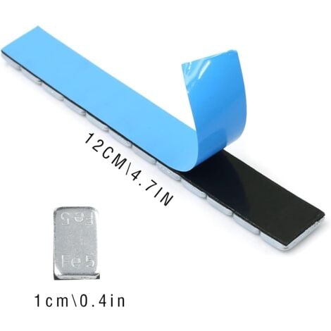 Lot de 6 360 g pour équilibreur de pneus D'Équilibrage Plomb equilibrage adhésif Masse equilibrage Jante alu Masse equilibrage 12 X 5g