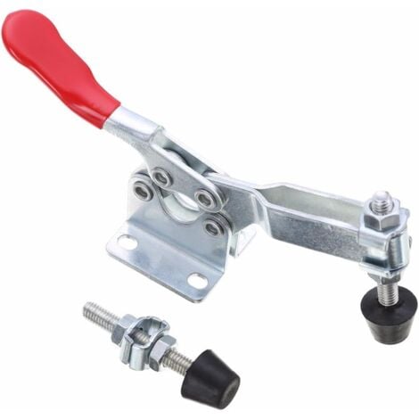 GH-201-B - Lot de 4 sauterelles à serrage vertical avec base horizontale - Capacité 90 kg