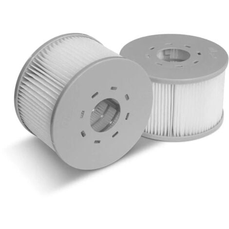 6 Stück Whirlpoal zubehör für MSPA Whirlpoal Ersatz Filter Filterkartusche Doppelpack für aufblasbare Pools,Filter Cartridge für Filter für Whirlpoal