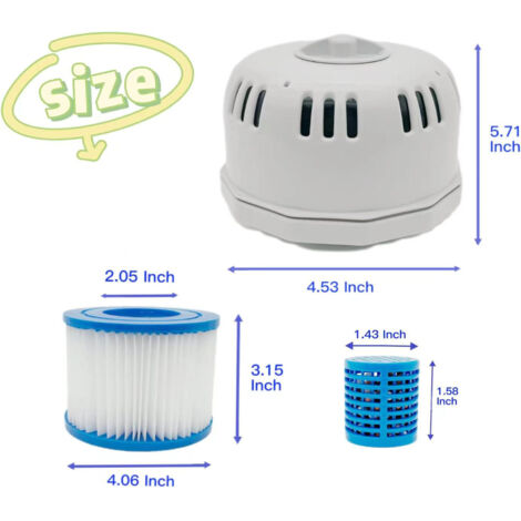 Bestway Kleine Verschlusskappe Für LAY-Z-SPA HydroJet Pro Whirlpools Ab 2021 Bestway