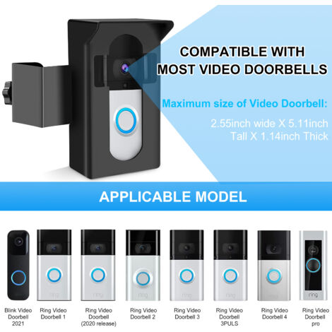 Video Türklingel Halterung Für Blink - Verstellbare Winkel Halterung Mit Anti-Diebstahl Schutz