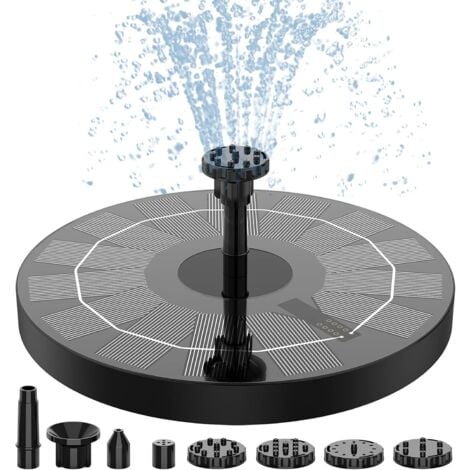 Solar Springbrunnen für Außen Verbesserter, Solarbrunnen für Draussen