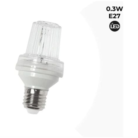 LED-Blitz-Effekt-Glühbirne E27 0,3W IP44