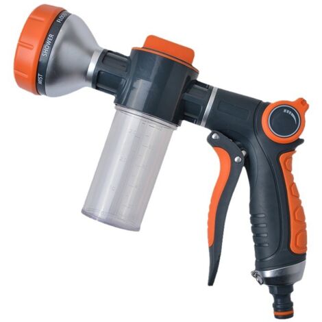 Hochdruck-Wassersprüher Mit 2 Düsen - Für Auto & Garten, Verstellbar, 58 Cm