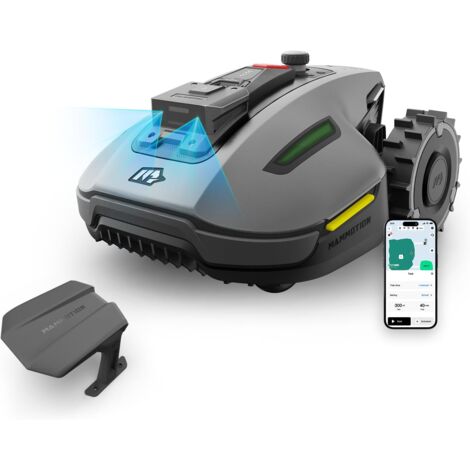 ANTHBOT Genie 1000 Mähroboter Mit Garage - RTK+4-Kamera Navigation Bis 1050m²