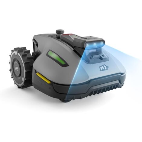 MAMMOTION YUKA Mini 2 800 Mähroboter ohne Begrenzungskabe, bis 800m², Triple-Kamera-KI-Vision Rasenmähroboter, DropMow, Auto-Kartierung, 4G-Modul