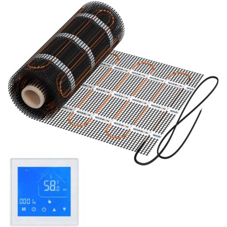 Natte chauffante WARMON CLASSIC LIGHT 100 W/m² avec Thermostat MCS 450 Tactile blanc - 6 m² (1/5)