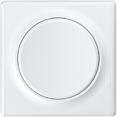 Interrupteur simple allumage avec plaque de finition Florence - blanc