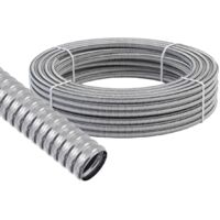 Tube ondulé acier inoxydable CSST304 – Longueur 30m – DN15 – Résistant aux coups de bélier – Pour circuits d'alimentation en eau – Stahlmann