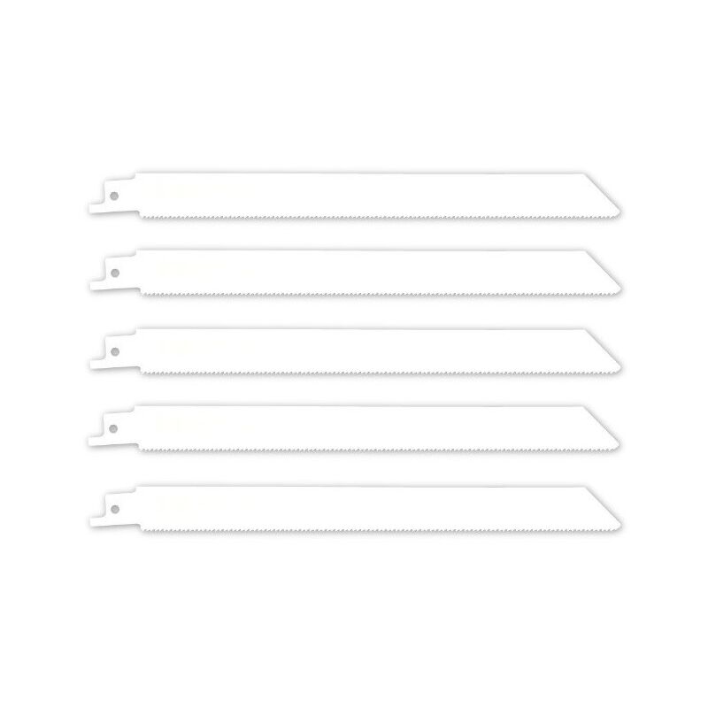 Lot De 5 Lames Scie Sabre S922BFP 225 Mm – Bi-métal 8% Cobalt Professionnel