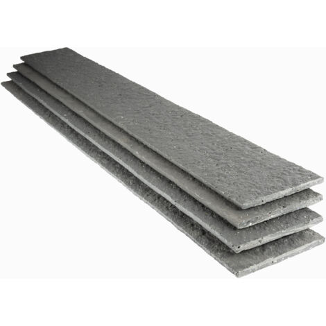 Piquets en plastique noir pour bordure de jardin 15 cm - 10 pcs