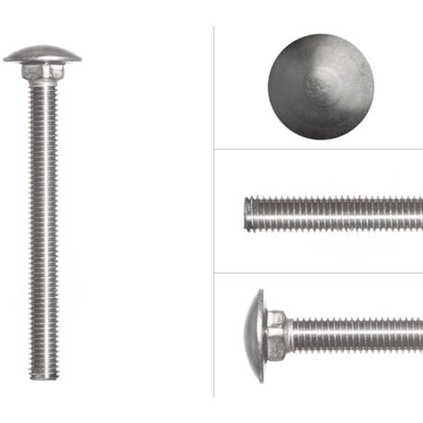 Lot De Boulons M8 En Acier Inoxydable Noir - Différents Types De Têtes, Marque Carbolts