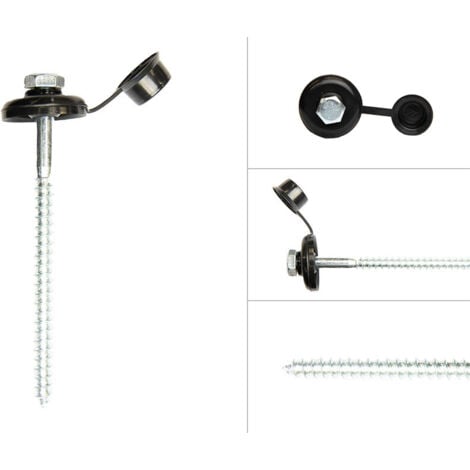 Vis Hexagonales Galvanisées DIN 601 M12 à M24 - Avec écrous Et Rondelles, Pour Chantier