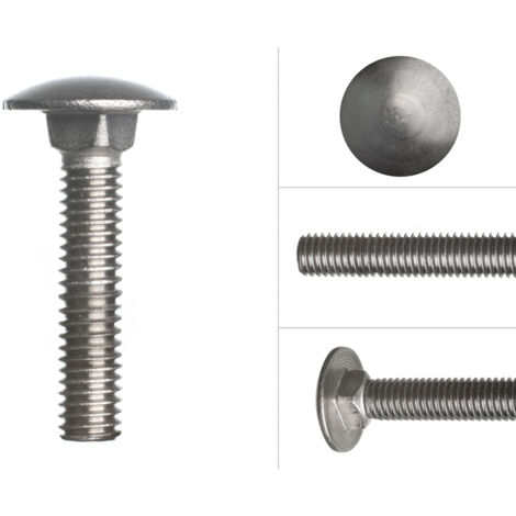 Boulons En Acier Inoxydable M6 X 30 Mm - 50 Pièces - Foto 9