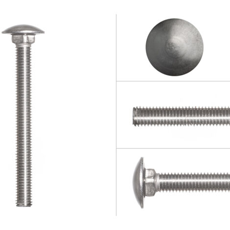Boulons en acier inoxydable M8 x 80 mm - 25 pièces (1/3)