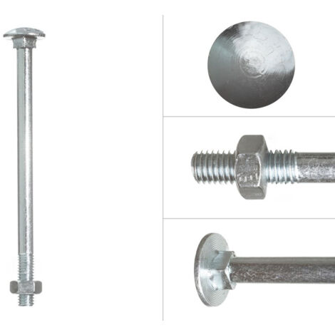 Boulons D'ancrage Galvanisés M8 X 150mm Par Kalm – Mâchoire En Coin, Parfait Pour Fixations Solides