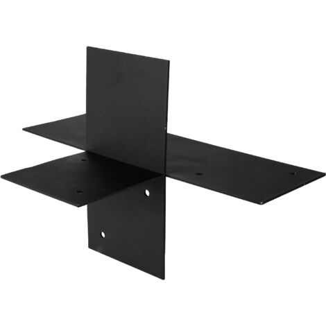 Connexion d'angle de Pergola noir avec Mètre pour poutres 12 x 12 (1/4)