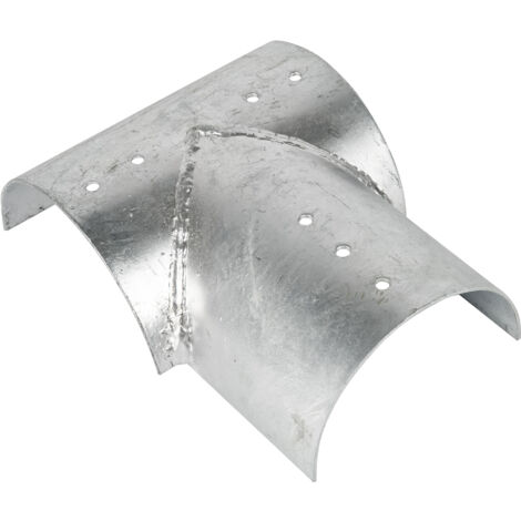 Connecteur 3 voies 120 mm pour poteaux ronds - Par Pièce (1/2)