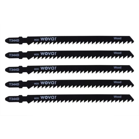 Lame scie sauteuse bois coupe grossière extra longue 344D - Set 5 pièces