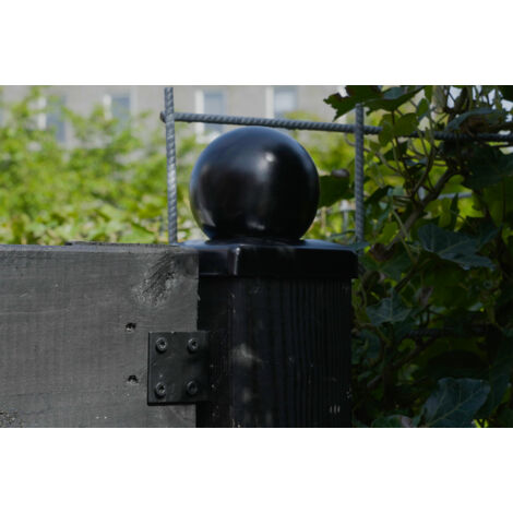 Achat Chapeau de poteau galvanisé pour poteaux 12 cm | Wovar