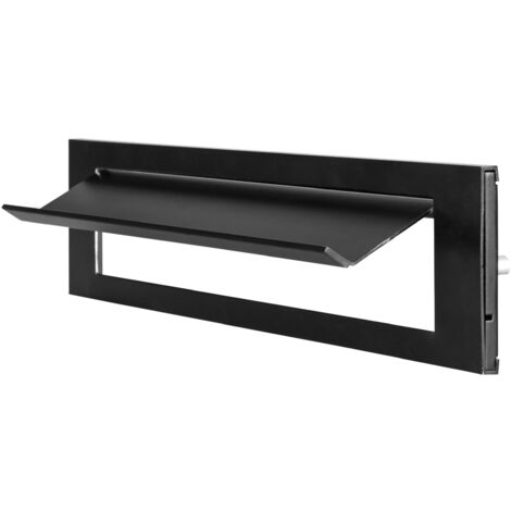 Boîte aux lettres noire avec gobelet - Par pièce