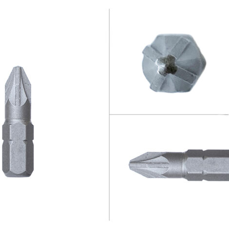 Embouts Pozidrive PZ-2 25 mm - Par 10 pièces (1/3)