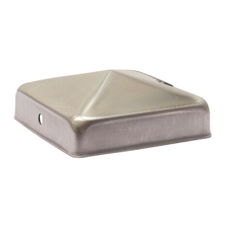 Chapeau de poteau acier inoxydable pour poteau 7 x 7 cm - Par (1/2)