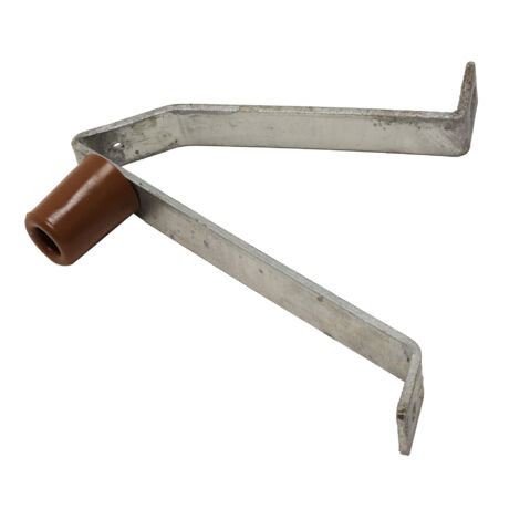 Calé de porte pour porte extérieure galvanisé à chaud complet - Modèle ouvert (1/2)