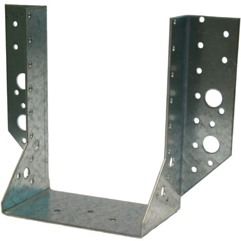 Sabot ailes extérieures galvanisé pour poutres de 6 x 10 cm - Par
