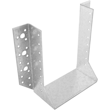 Sabot ailes extérieures galvanisé pour poutres de 14 x 18 cm -