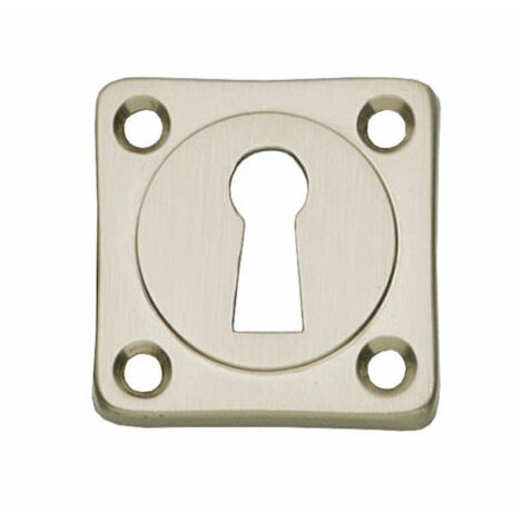 Rosace serrure carrée en nickel mat - Par set (1/2)