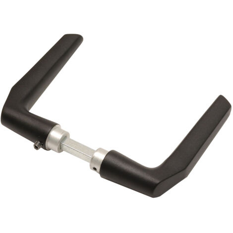 Poignée de porte noire modèle pouce - Par set (1/2)
