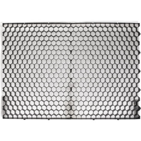 Tapis de gravier avec géotextile 115 x 80 cm Noir - Par Pièce