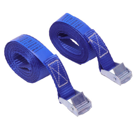 Fixation Bagages Voiture 3 Sangles D'Arrimage 3m X 25mm - Cliquet Charge 250kg - REJOECE Sangles Arrimage Rejoece