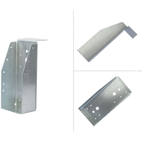 Support de poteau lourd avec lèvre galvanisé pour poutres de 10 x (1/4)