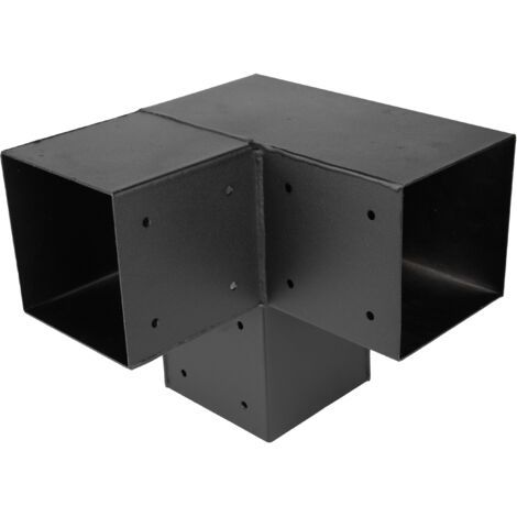 Pergola Connexion d'angle pour poutres 15 x 15 cm Modèle Cube - (1/5)