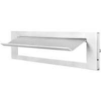 Clapet de boîte aux lettres en aluminium avec gobelet - Par pièce