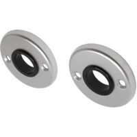 Rosace de porte ronde en aluminium - Par set